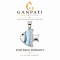 Fish Blue Pendant