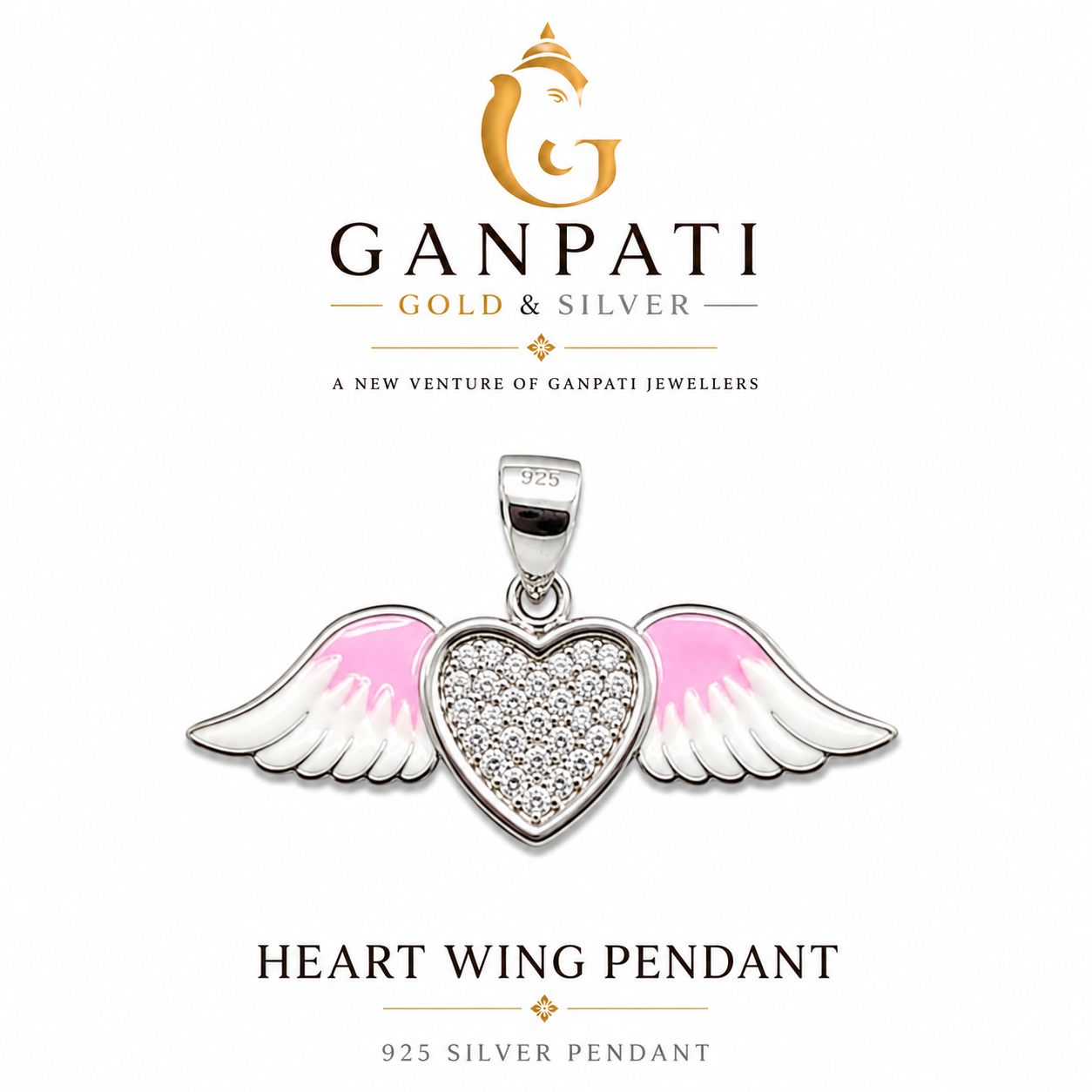 Heart Wing Pendant