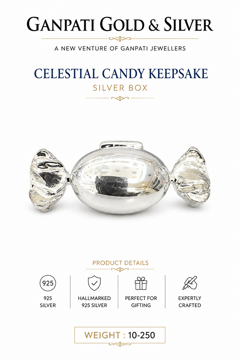 Celestial Candy Keepsake – 925 Silver Box