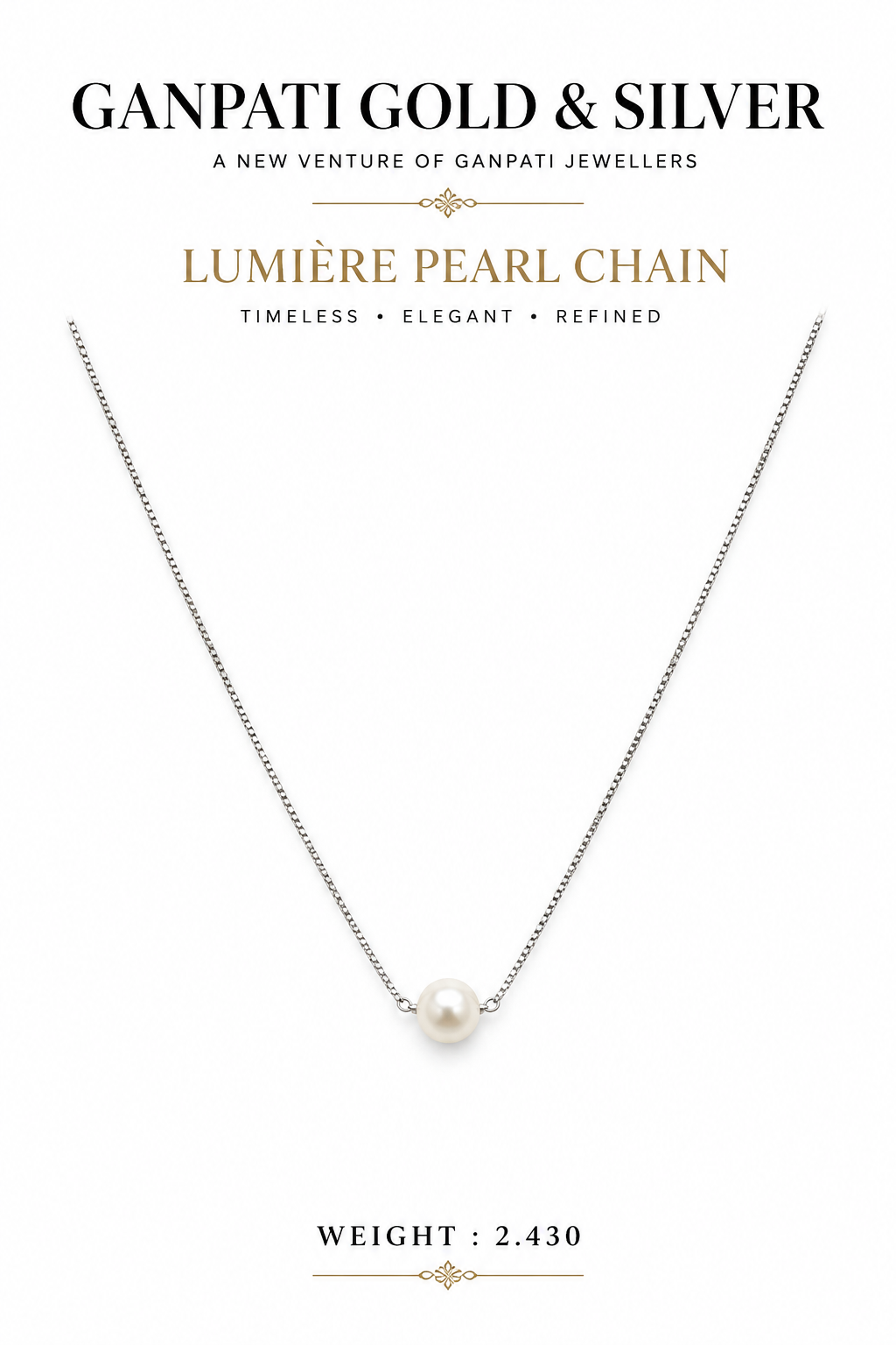 Lumière Pearl Chain